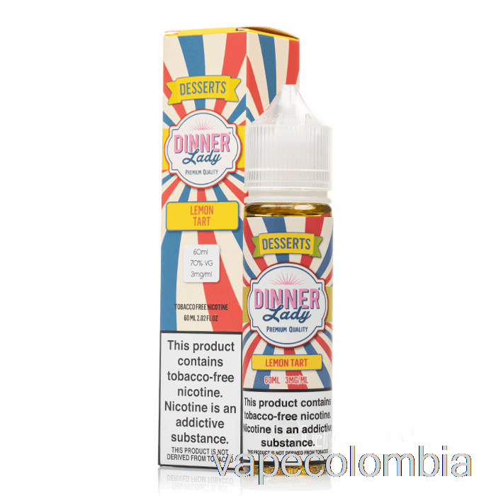 Vape Kit Completo Tarta De Limón - Vape Cena Dama - 60ml 3mg